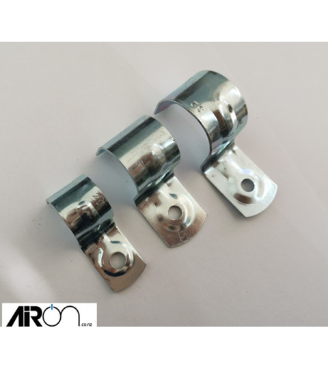 Galvanized Steel Half Saddle - 20mm 10pcs